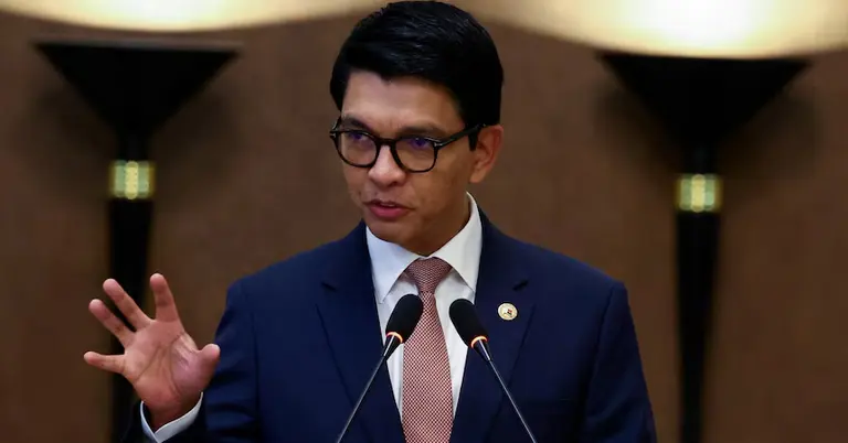 মাদাগাস্কারের প্রেসিডেন্ট আন্দ্রি রাজোয়েলিনা